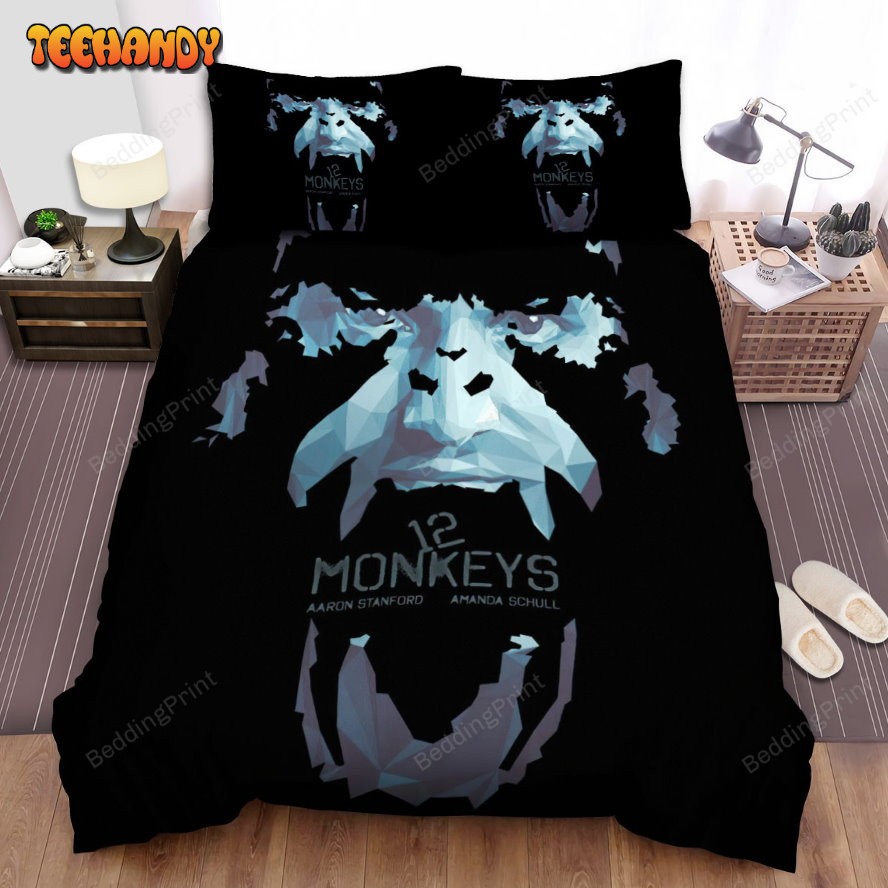 12 Monkeys (2015-2018) Poster Movie Poster Duvet Cover Bedding Sets Ver 2