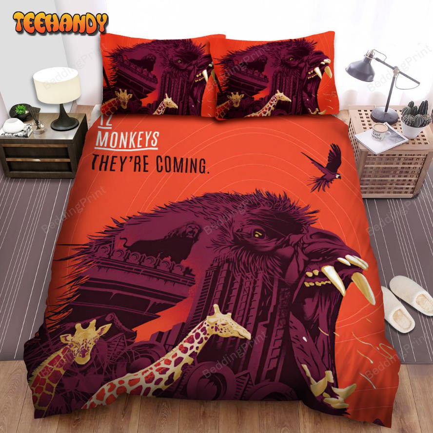 12 Monkeys (2015-2018) They’re Coming Movie Poster Bedding Sets