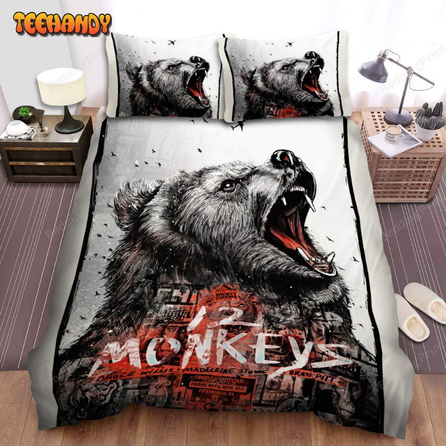 12 Monkeys (2015-2018) Bear Movie Poster Duvet Cover Bedding Sets