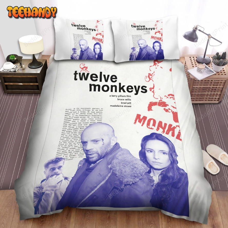 12 Monkeys (2015-2018) Article Movie Poster Duvet Cover Bedding Sets