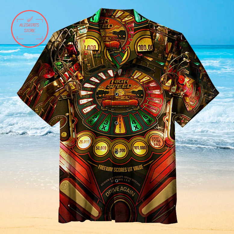 1986 Williams Pinball High Speed Universal Hawaiian Shirt