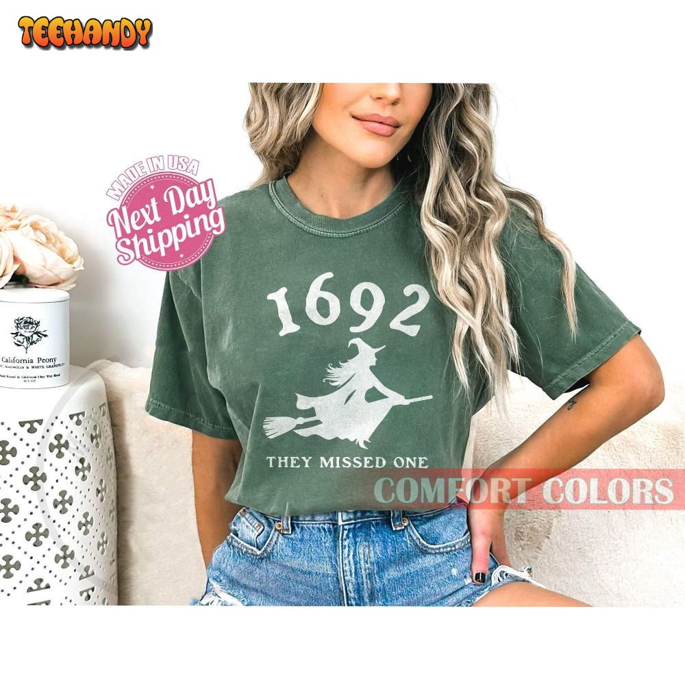 1962 They Missed One T-shirt, Retro Salem Massachusetts Halloween Shirt