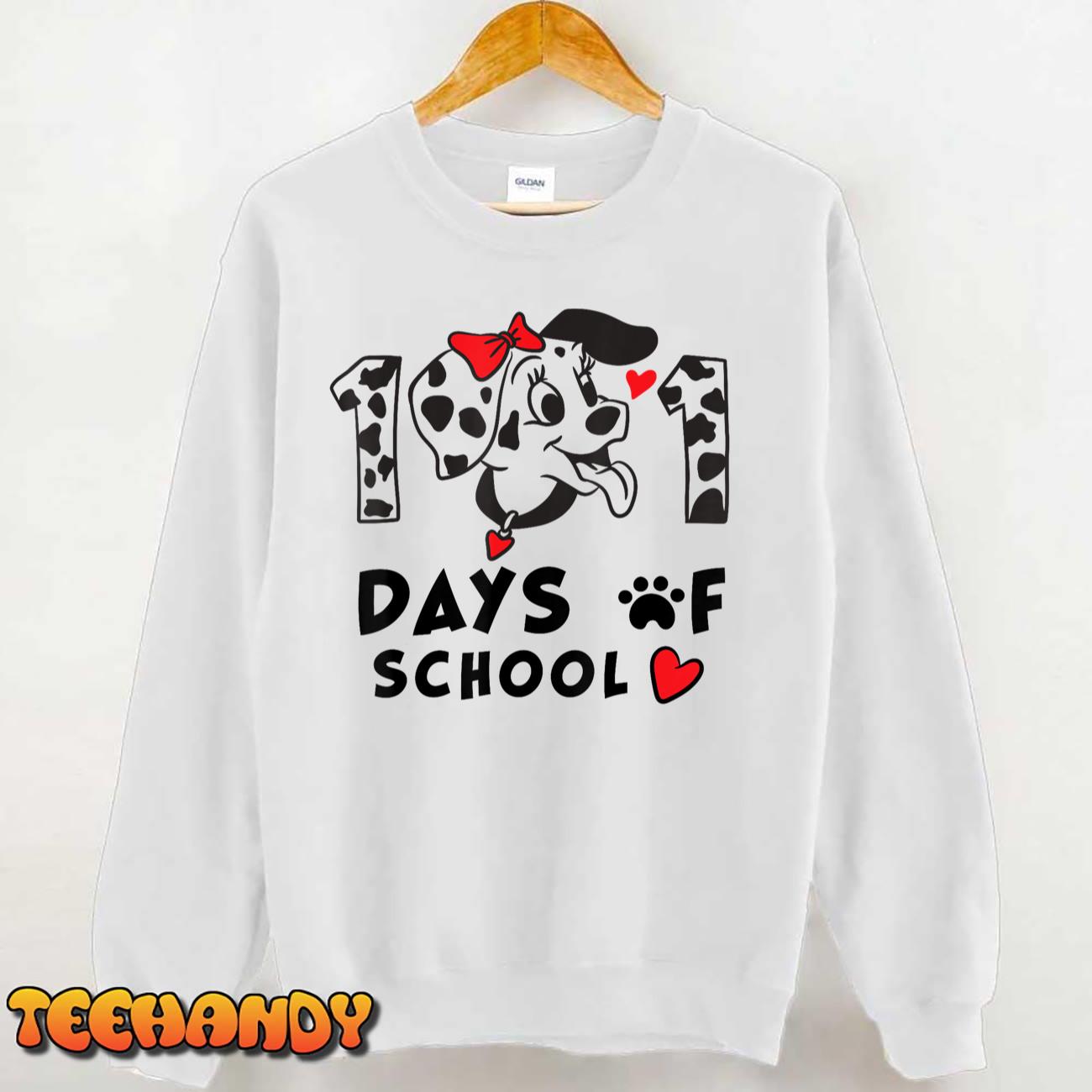 100 Days Of School Dalmatian Dog Boy Kid 100th Day Of School Unisex T-Shirt