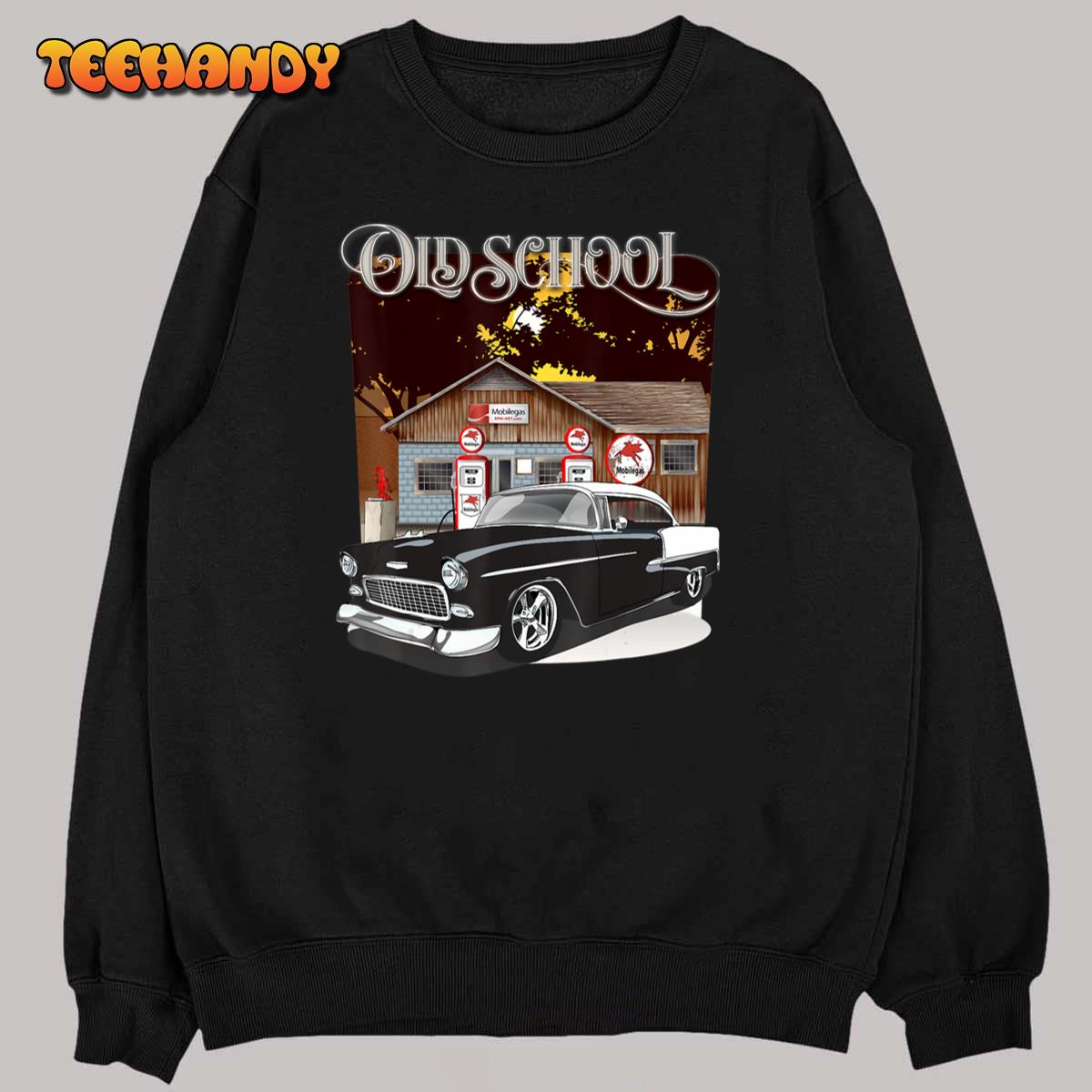 1955 55 Chevys Bel Air Classic Vintage Muscle Car Old School T-Shirt