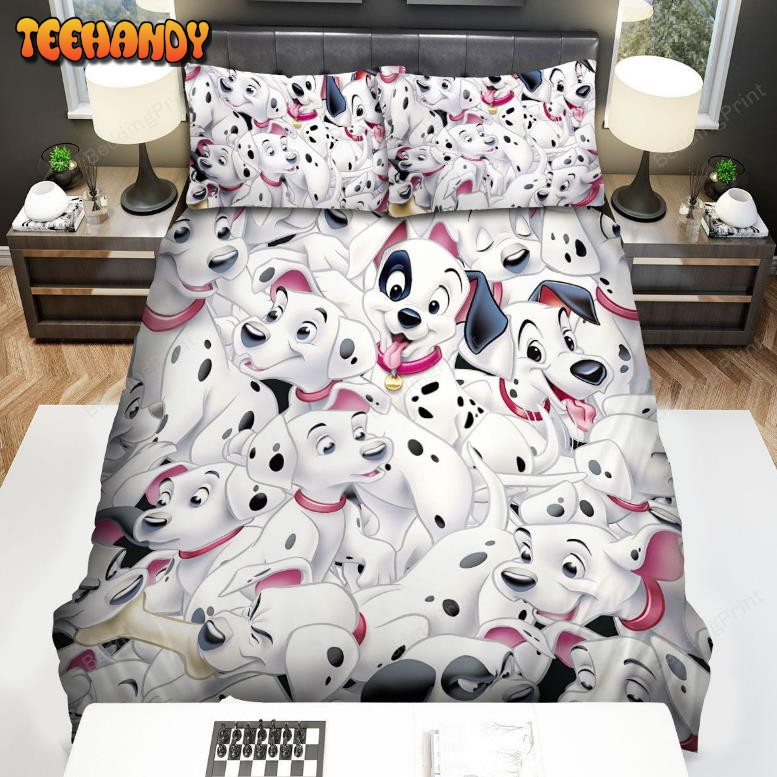 101 Dalmatians Movie Pattern Duvet Cover Bedding Set
