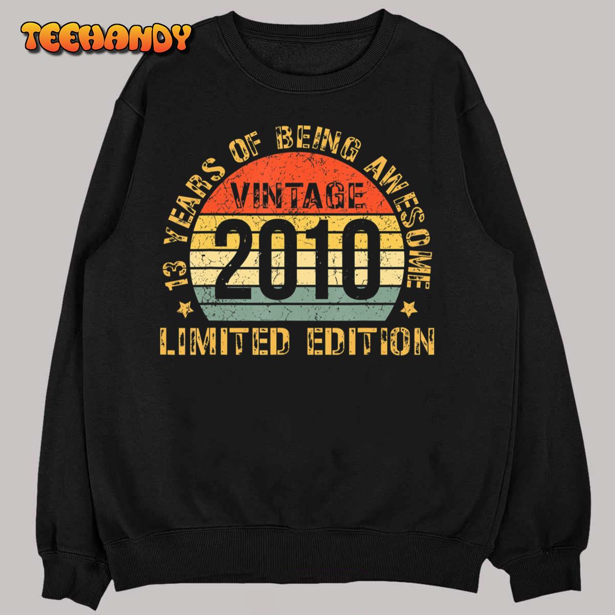 13yr BDay Son Boy Funny 2010 13th 13 Year Old Birthday T-Shirt