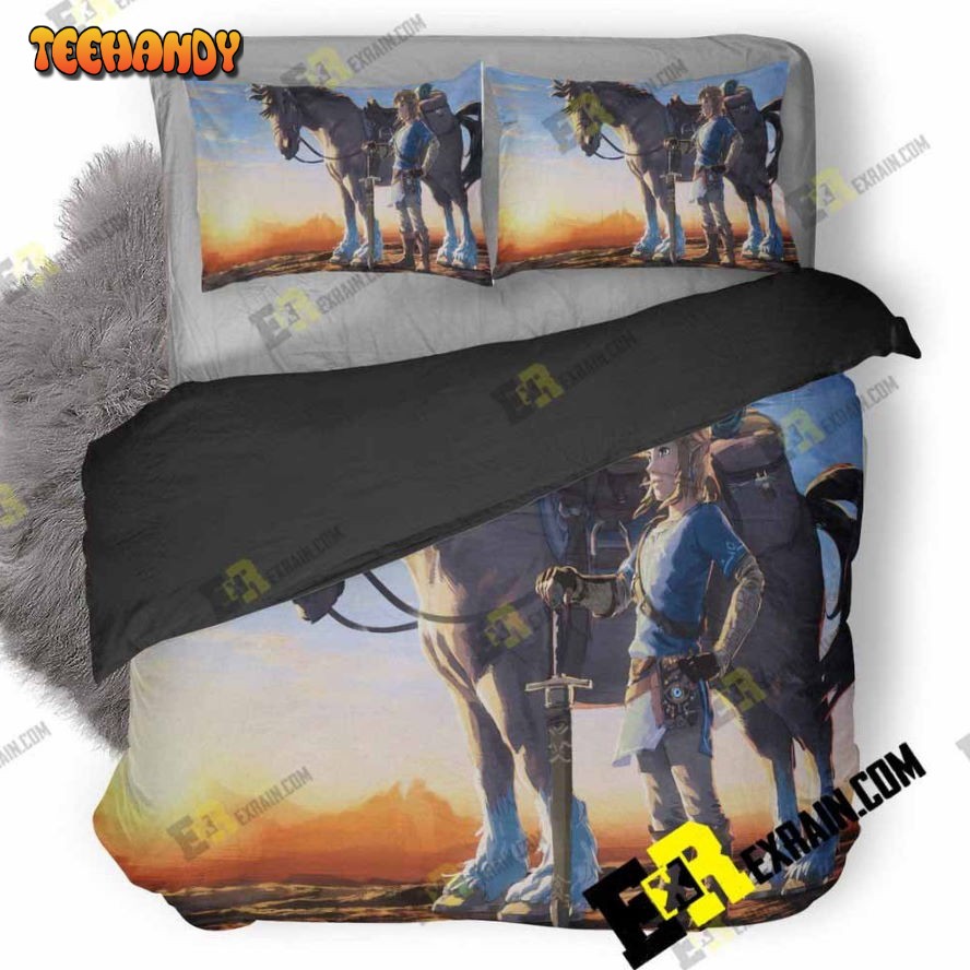 1 Year Anniversary The Legend Of Zelda Breath Of The Wild Rl3D Bedding Set