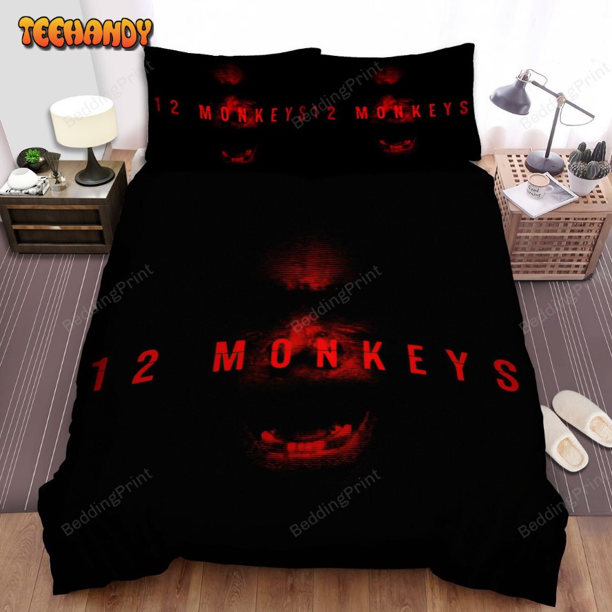 12 Monkeys (2015-2018) Angry Movie Poster Duvet Cover Bedding Sets